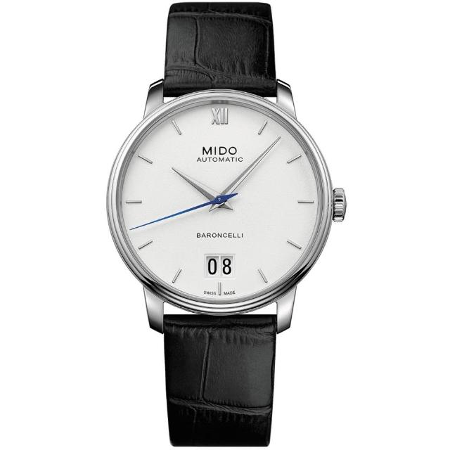 【MIDO 美度 官方授權】BARONCELLI永恆系列III經典機械腕錶(M0274261601800)