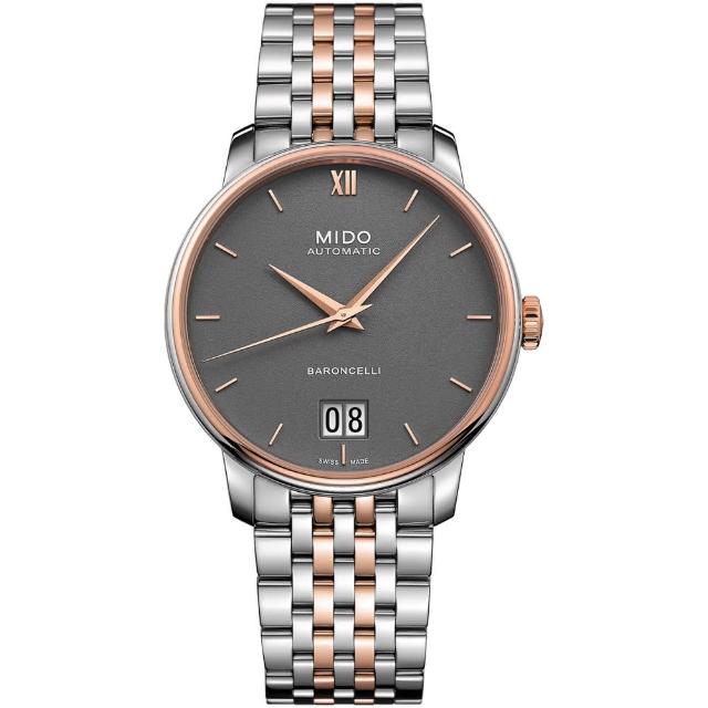 【MIDO 美度 官方授權】BARONCELLI永恆系列III經典機械腕錶(M0274262208800)