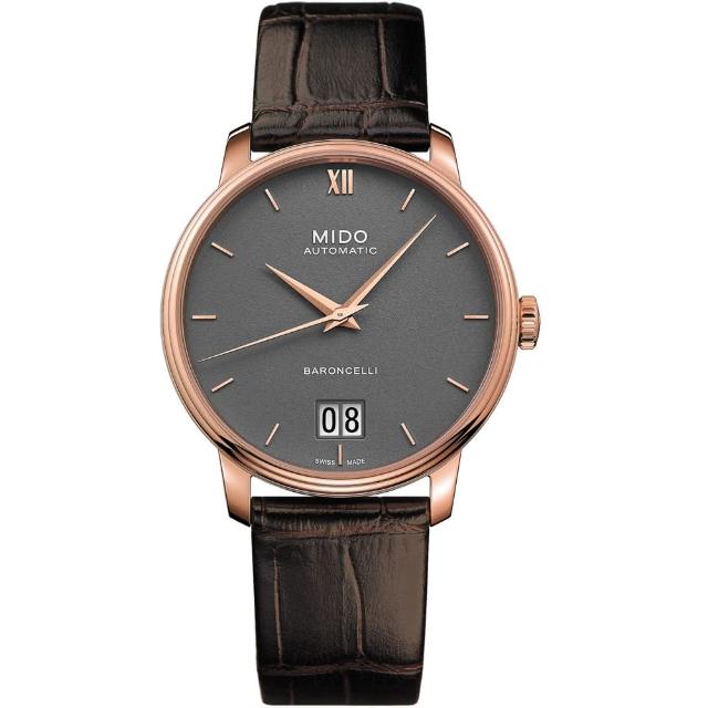 【MIDO 美度 官方授權】BARONCELLI永恆系列III經典機械腕錶(M0274263608800)