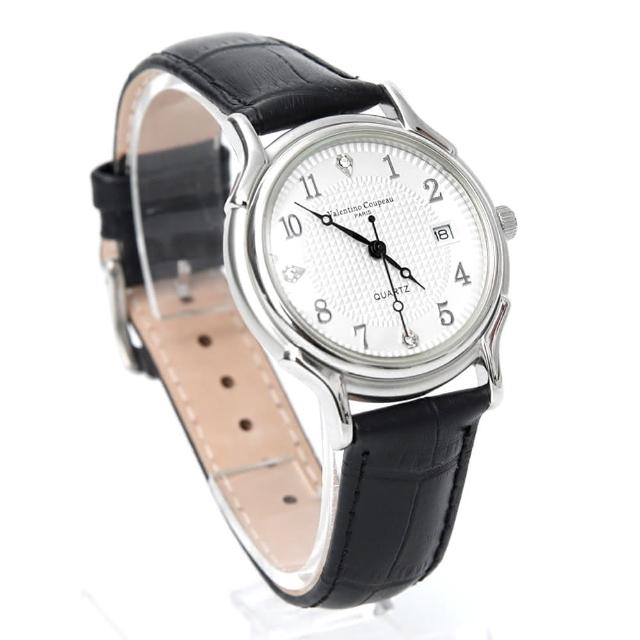 【Valentino Coupeau】簡約數字皮革手錶