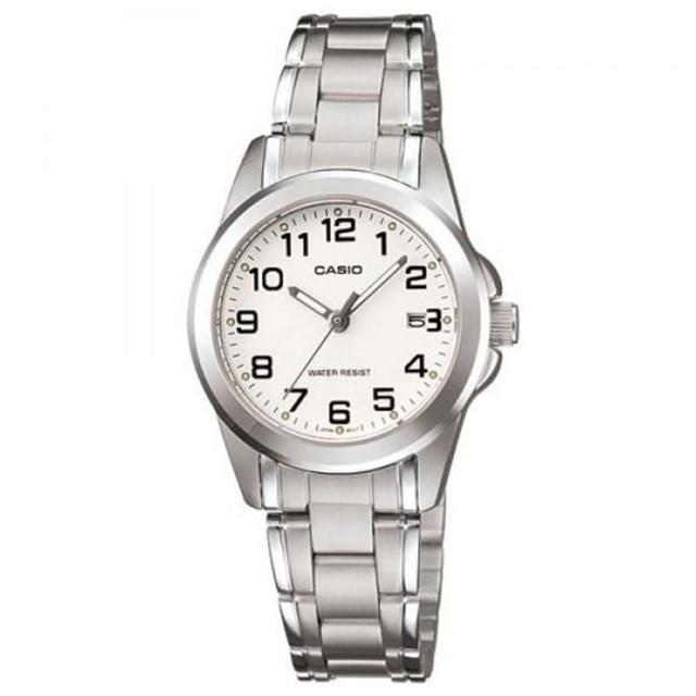 【CASIO 卡西歐】典雅新貴時尚腕錶-數字白面(LTP-1215A-7B2)