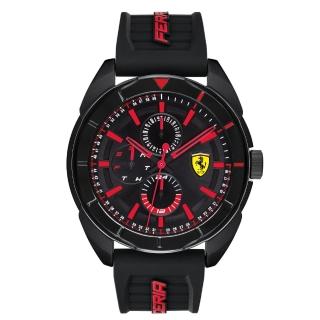 【Ferrari 法拉利】潮流趨勢橡膠時尚腕錶(0830547)