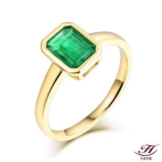 【禾美珠寶】天然哥倫比亞祖母綠戒指YS479(18K金)