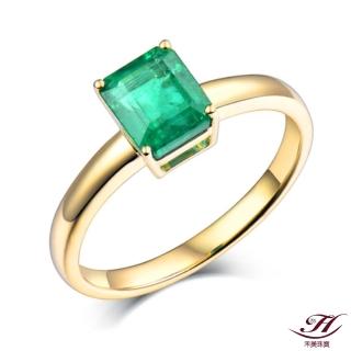 【禾美珠寶】天然哥倫比亞祖母綠戒指YS478(18K金)