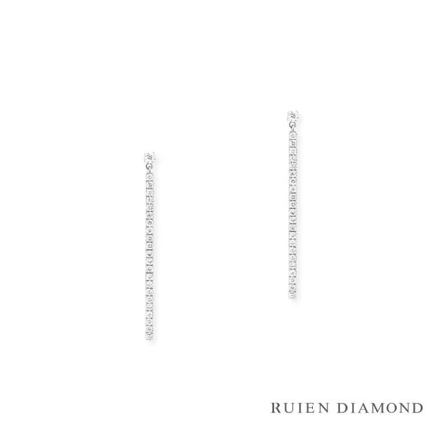 【RUIEN DIAMOND 瑞恩鑽石】輕珠寶系列 60分 鑽石耳環(14K金 REE07)