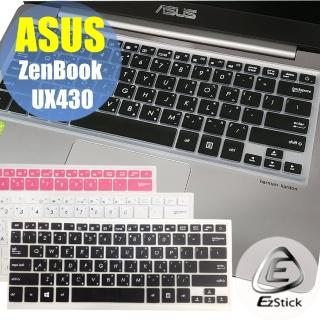 【Ezstick】ASUS UX430 UX430U UX430UQ 彩色中文印刷矽膠鍵盤膜(台灣專用 / 注音+倉頡)