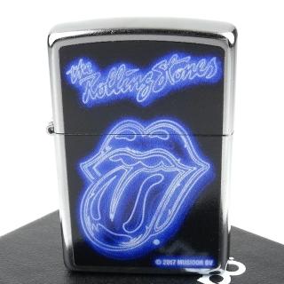 【Zippo】美系~Rolling Stones滾石樂團霓虹燈圖案設計打火機