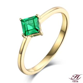 【禾美珠寶】天然哥倫比亞祖母綠戒指YS474(18K金)