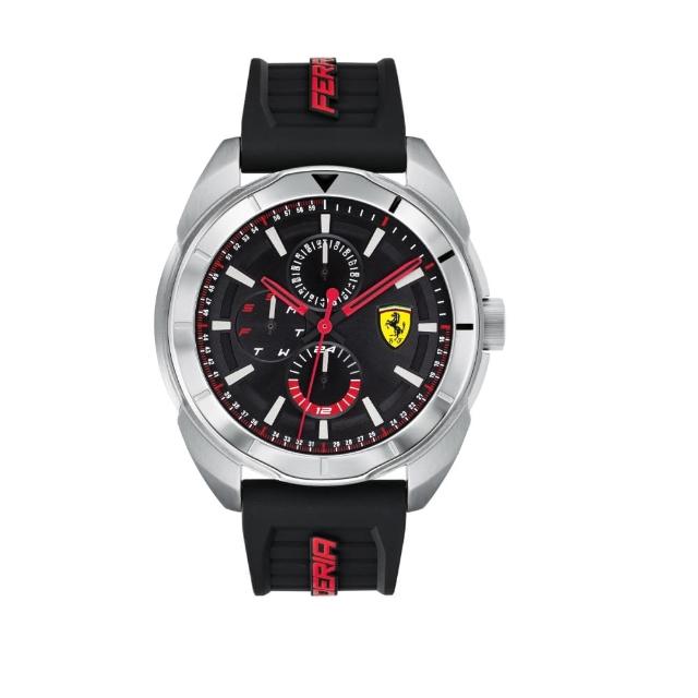 【Ferrari 法拉利】狂飆飛速橡膠時尚腕錶(0830546)