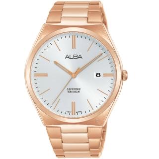 【ALBA】簡約時尚手錶 母親節(VJ42-X286K AS9J60X1 玫瑰金)