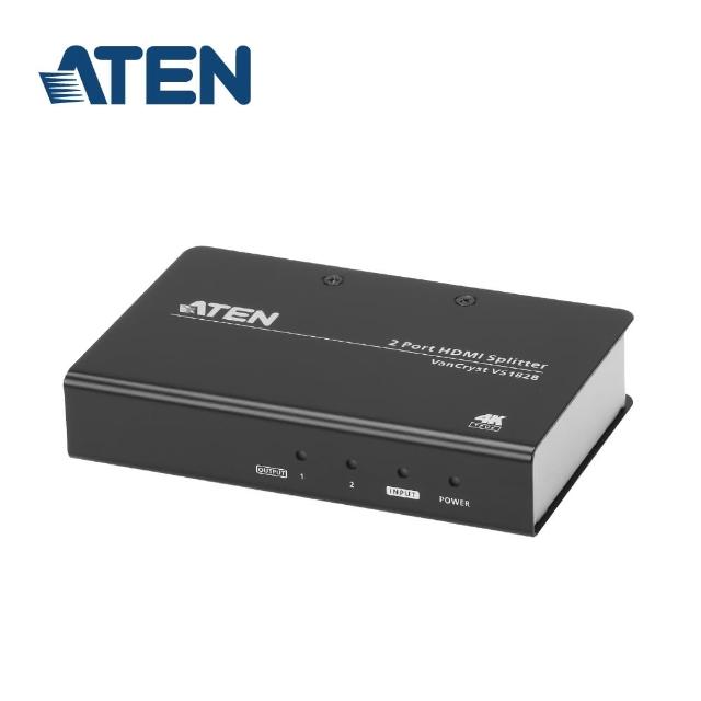 【ATEN】1進2出 True 4K HDMI 影音分配器(VS182B)