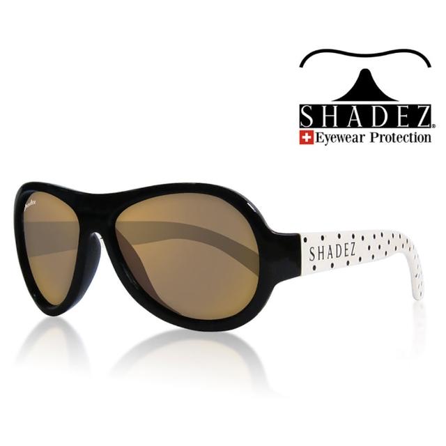 Shadez 兒童太陽眼鏡 波卡點點 7 16歲 台灣製造 鏡架可彎