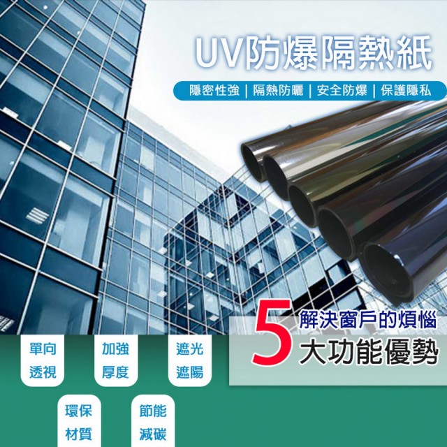 逛逛市集 防偷窺抗uv防爆隔熱紙5款50x150 Cm 隔熱防爆防窺抗uv 窗戶車窗 Momo購物網