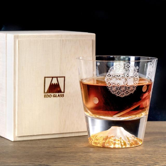 田島硝子 富士山杯 江戶切子特別限量版幸福燈籠威士忌切子杯隨飲料變色玻璃杯 Tg 015 Rp2 Momo購物網