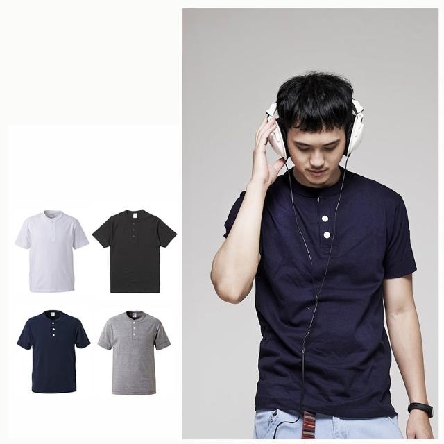 United Athle 日本職人亨利領t恤排扣池袋日系無印 復古vintage亨利領 Momo購物網