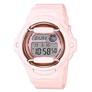 【CASIO 卡西歐】送禮首選 女錶 粉紅色系列 電子發光體背光(BG-169G-4B)