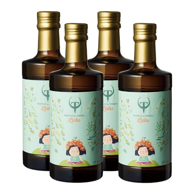 【西班牙T&T】Lulus頂級初榨橄欖油獨家豪華升級組(Lulus橄欖油500mlx4)