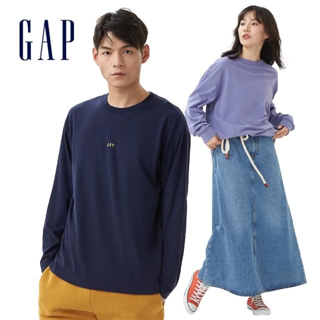 【GAP】男女裝 碳素軟磨系列 LogoT恤(多色可選)