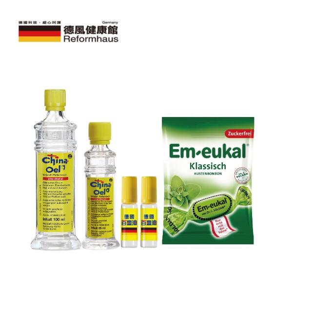 【百靈油】100ML*1+25ML*1+索丹尤加利薄荷糖*1+滾珠空瓶*2(百靈油 滾珠 空瓶 薄荷 喉糖)