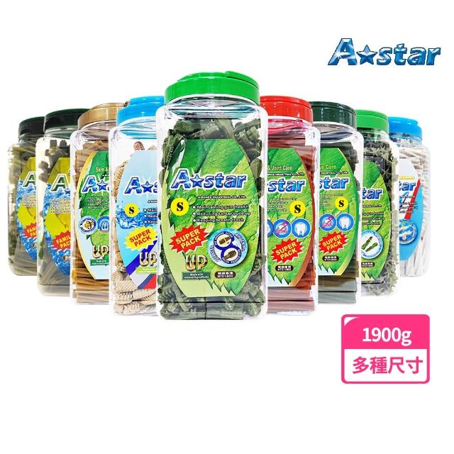 top熱銷好物【A Star】多效雙頭潔牙骨超大桶裝1900G