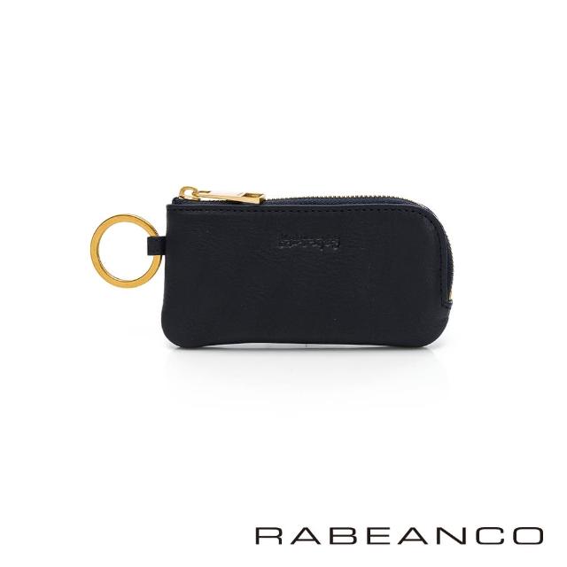 【RABEANCO】迷時尚系列鑰匙零錢包(深藍)
