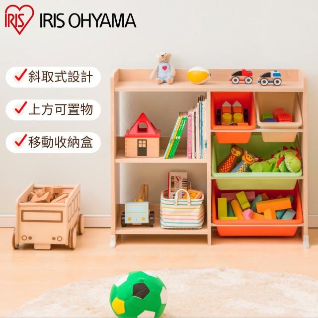 【IRIS】童心玩具書櫃收納架 HTHR-34(兒童學習/收納/玩具/書櫃/日本設計)