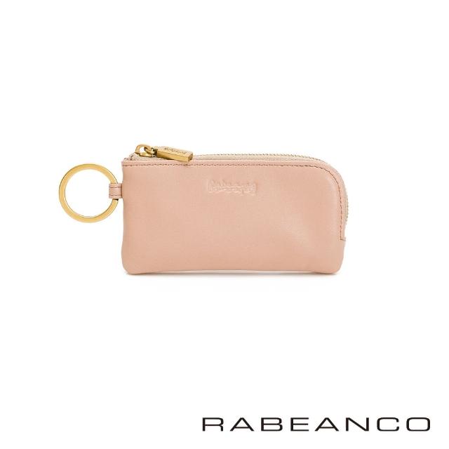 【RABEANCO】迷時尚系列鑰匙零錢包(粉膚)