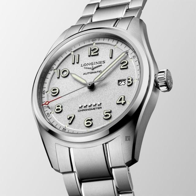 【LONGINES 浪琴】Spirit 先行者系列飛行員機械錶套錶-42mm(L38114739) - momo購物網