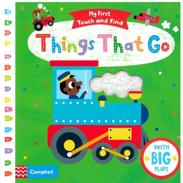 【麥克兒童外文】My First Touch ＆ Find：Things That Go