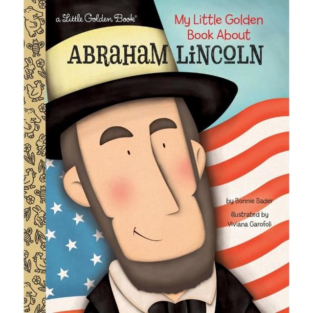 【麥克兒童外文】My Little Golden Book About Abraham Lincoln