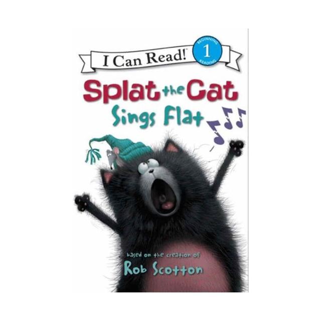 【麥克兒童外文】Splat the Cat： Splat the Cat Sings Flat