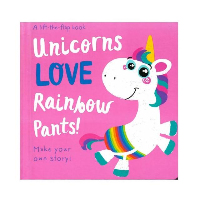 【麥克兒童外文】Unicorns Love Rainbow Pants/幼兒硬頁翻翻書