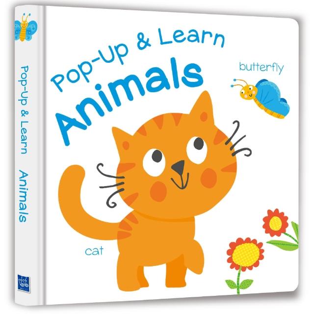 Pop-Up & Learn Animals（可愛互動立體書：驚奇動物）（附美籍教師朗讀音檔）