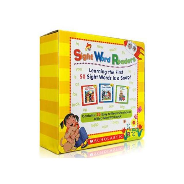 【麥克兒童外文】Sight Word Readers with CD （25本小書＋1作業本＋1CD）