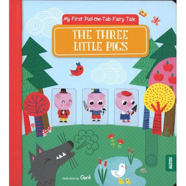 【麥克兒童外文】Three Little Pigs／Pull Tab Fairy Tales