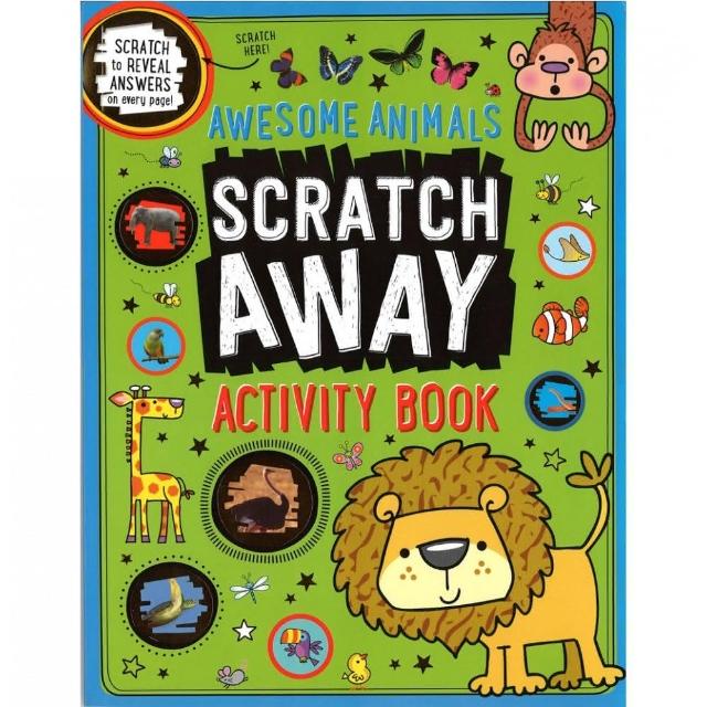 【麥克兒童外文】Scratch-Away Atcitivies：Awesome Animal