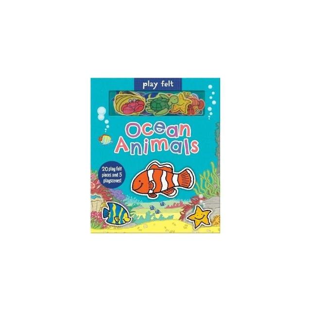 【麥克兒童外文】Ocean Animals （Soft Felt Play Books）