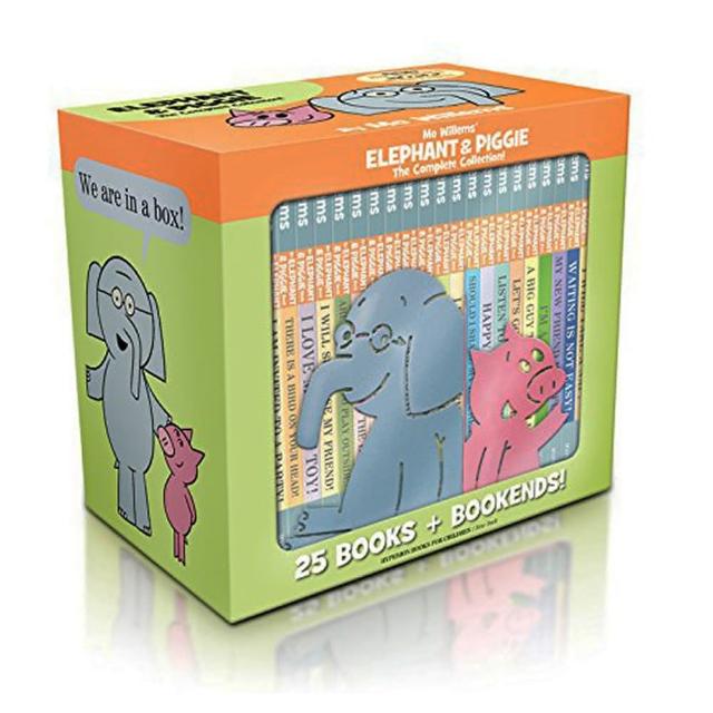 Elephant And Piggie Complete Collection （25本精裝書+大吉象與小豬寶書檔）