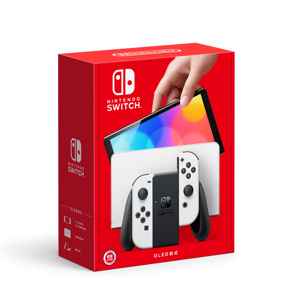 Switch OLED主機【Nintendo 任天堂】Nintendo Switch OLED主機(台灣公司貨)
