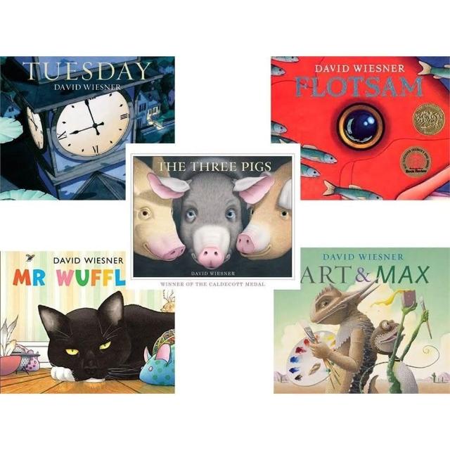 David Wiesner Picture Books Collection （5 本平裝本）