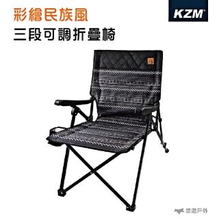 售 KZM 民族風三段折疊椅& LOGOS LIFE 舒適椅
