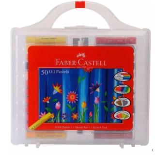 【Faber-Castell】粗芯精裝油性粉彩條50色(126050)