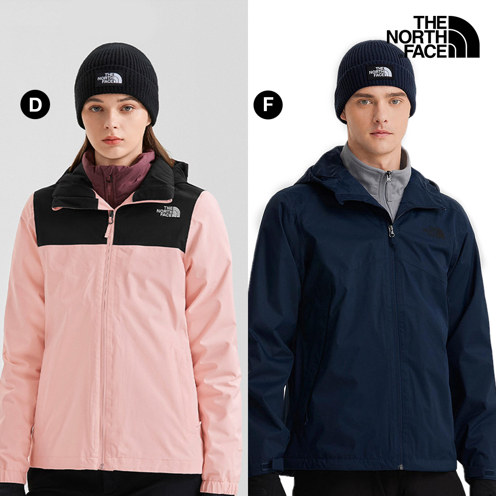 the north face防水透氣連帽衝鋒衣【The North Face】品牌明星男女防水透氣連帽衝鋒衣外套(多款可選)