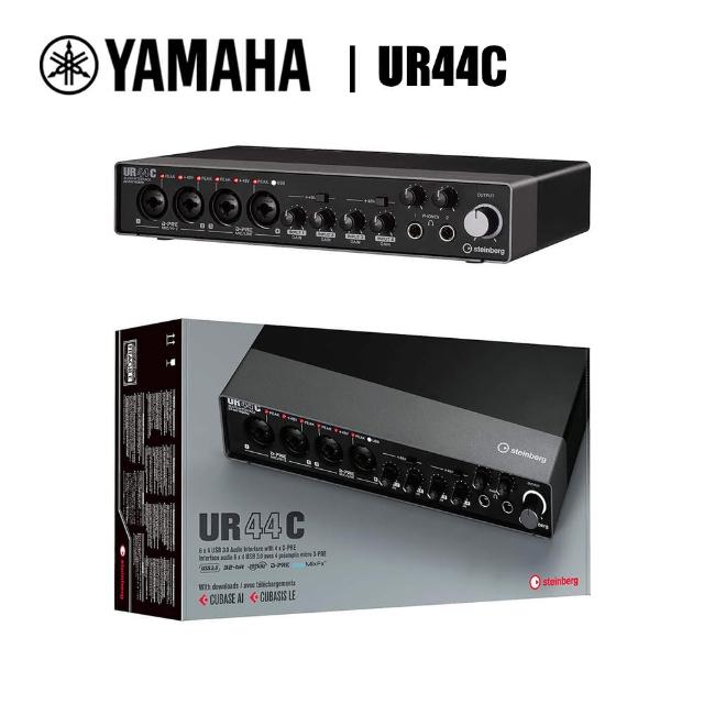 YAMAHA 山葉音樂】Steinberg UR44C 錄音介面新增Type-C 錄音卡(原廠