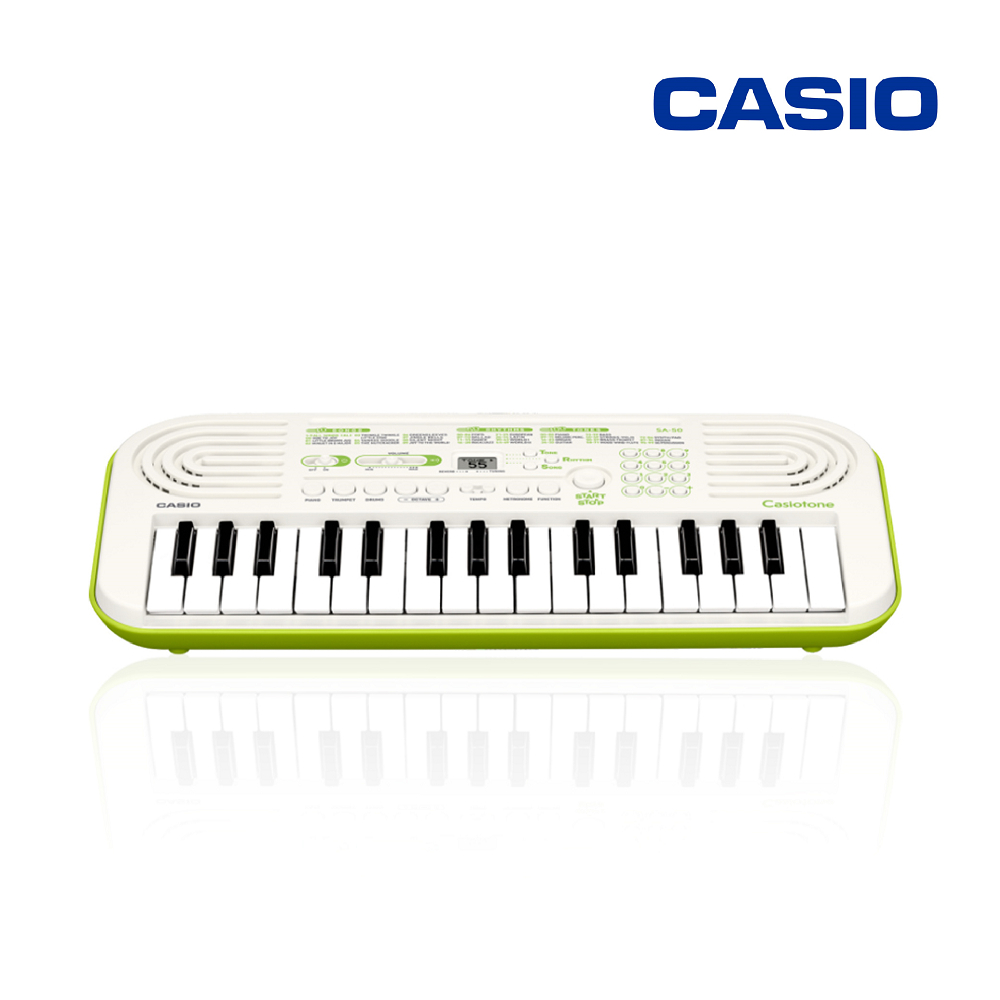 專科保濕水凝露【CASIO 卡西歐】32鍵兒童迷你電子琴 Casiotone SA-50 簡單易用(原廠公司貨保固)