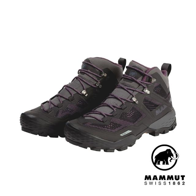 【Mammut 長毛象】Ducan Mid GTX 中筒登山健行鞋女款幻影黑