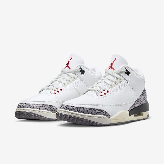 【NIKE 耐吉】AIR JORDAN 3 RETRO WHITE CEMENT