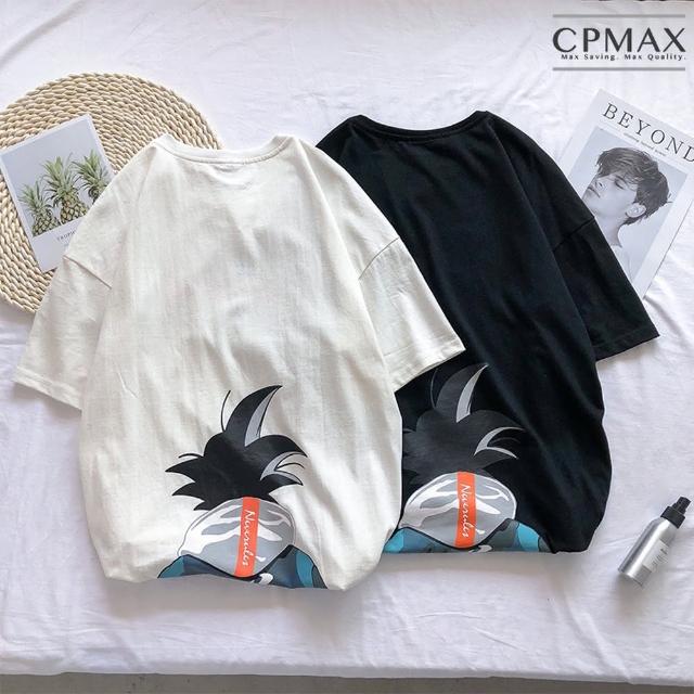 【CPMAX】潮牌寬鬆舒適短T恤 男短T 寬鬆短T 透氣T恤 悟空T恤 動漫短T 短T恤 潮T 潮流短T(二色可選 T98)