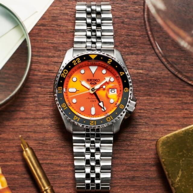 SEIKO 5 Sports GMT SBSC001 極美品 オンライン卸値 - yankedesignstc.com