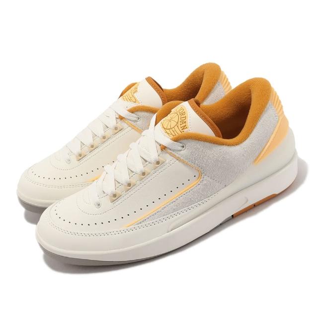 NIKE 耐吉】休閒鞋Air Jordan 2 Retro Low 男鞋哈密瓜橘2代Melon Tint